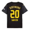 Borussia Dortmund Marcel Sabitzer #20 Auswärtstrikot 2024-25 Kurzarm